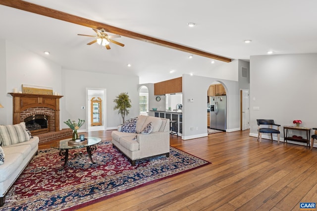 105 Squirrel Path, Stanardsville, VA 22973 - single story home featuring brick siding, french doors, a front lawn, and aphalt driveway