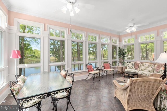 11306 Stonewall Jackson Dr, Spotsylvania, VA 22551 - sunroom / solarium with healthy amount of natural light and ornamental molding
