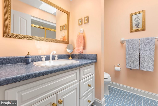 11306 Stonewall Jackson Dr, Spotsylvania, VA 22551 - full bath with tile patterned flooring and vanity