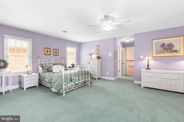 11306 Stonewall Jackson Dr, Spotsylvania, VA 22551 - carpeted bedroom featuring baseboards and ceiling fan