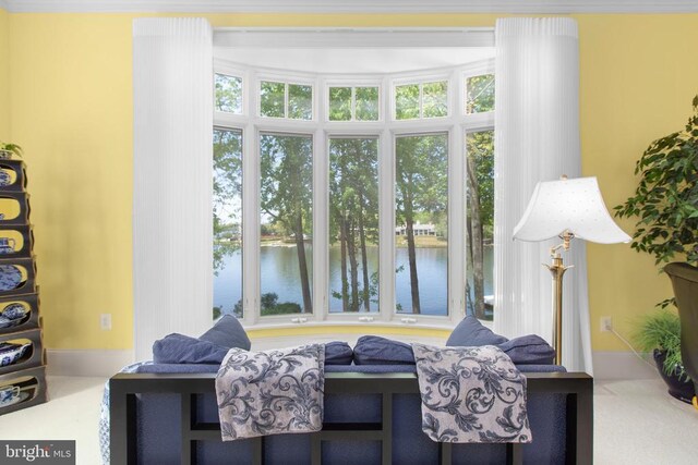 11306 Stonewall Jackson Dr, Spotsylvania, VA 22551 - interior space with a water view