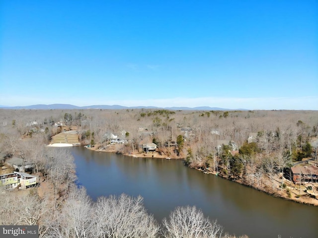 47 Marwood Dr, Palmyra, VA 22963 - bird's eye view with a water and mountain view