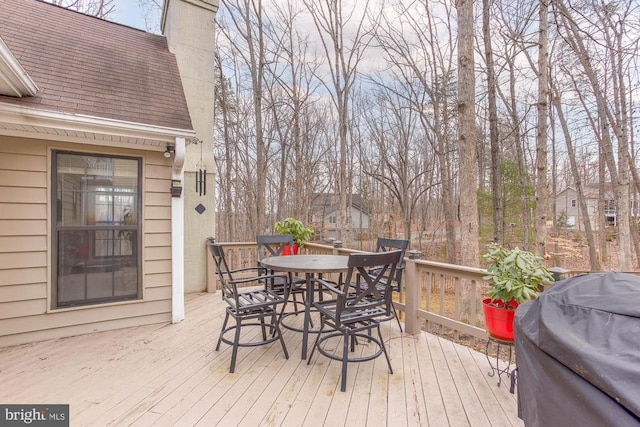 47 Marwood Dr, Palmyra, VA 22963 - deck featuring outdoor dining space