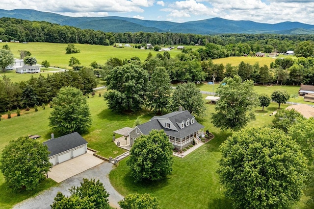 17962 Old Barn Ln, Elkton, VA 22827 - bird's eye view of a mountainous background