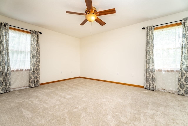 17962 Old Barn Ln, Elkton, VA 22827 - carpeted spare room featuring healthy amount of natural light and ceiling fan