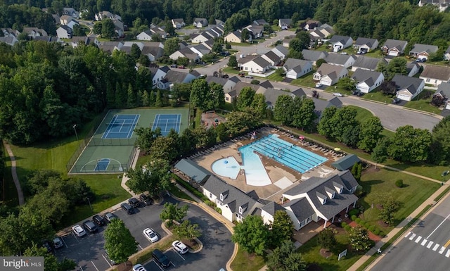 11120 Dragons Lair Dr, Fredericksburg, VA 22407 - aerial view of property's location featuring a pool area