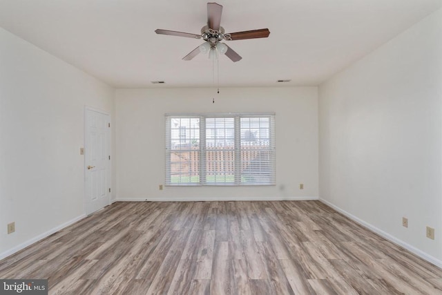 11120 Dragons Lair Dr, Fredericksburg, VA 22407 - spare room featuring wood finished floors and ceiling fan