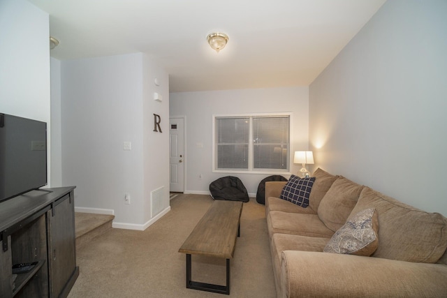 25-4 Beverly Ct Unit 25-4, Lexington, VA 24450 - living area with light colored carpet and baseboards