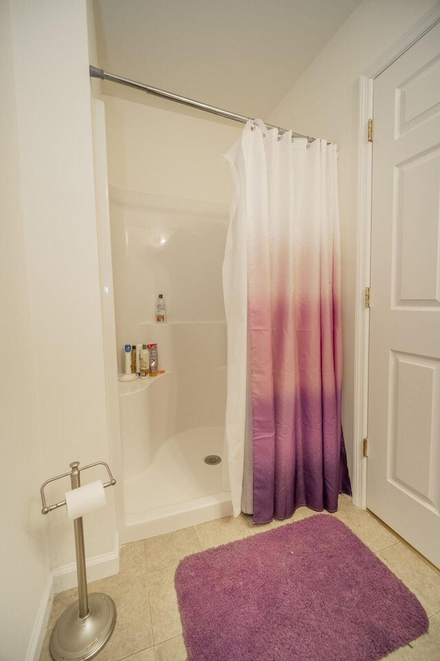 25-4 Beverly Ct Unit 25-4, Lexington, VA 24450 - full bathroom featuring a shower stall and tile patterned floors