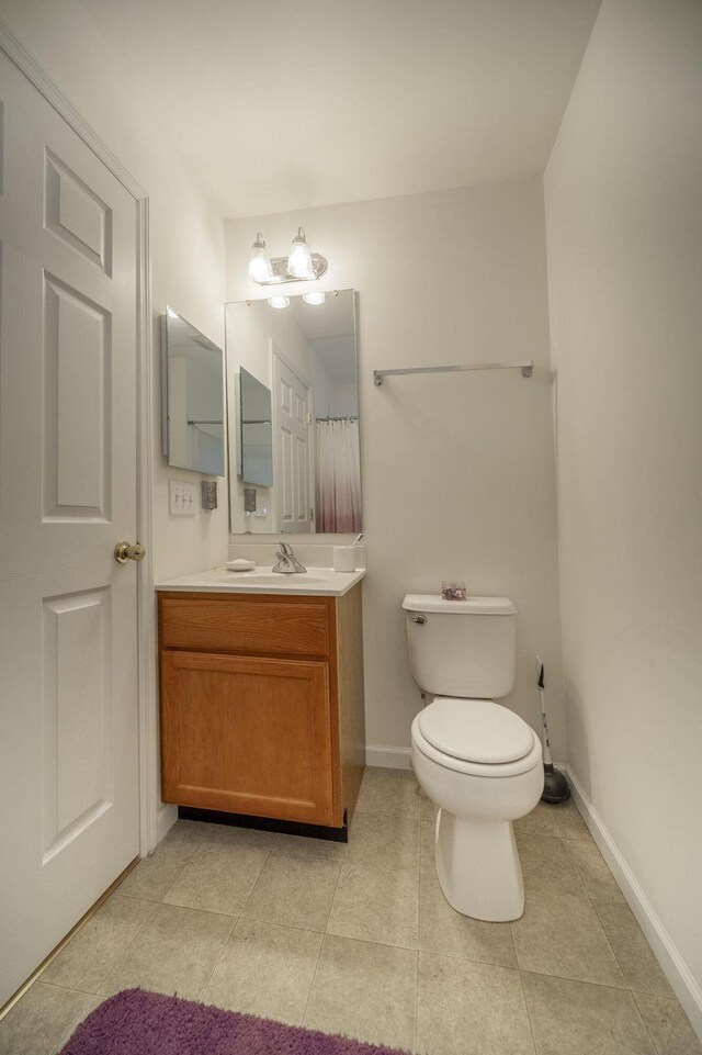 25-4 Beverly Ct Unit 25-4, Lexington, VA 24450 - bathroom with vanity and tile patterned flooring