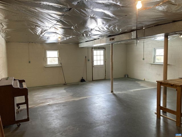 16772 Patrick Henry Hwy, Roseland, VA 22967 - basement featuring concrete block wall