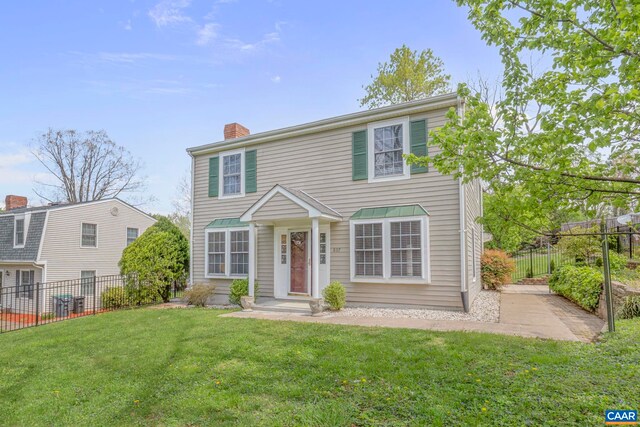 807 Watson Ave, Charlottesville, VA 22901 - view of front facade with a chimney