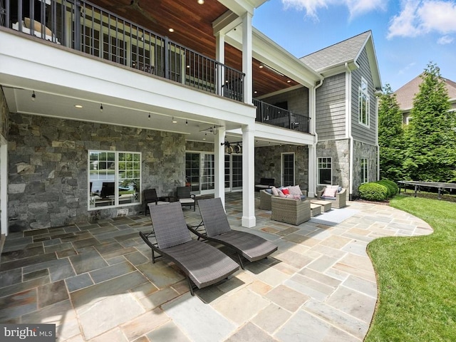11109 Vanderbilt Cv, Spotsylvania, VA 22551 - patio / terrace featuring an outdoor hangout area and a patio