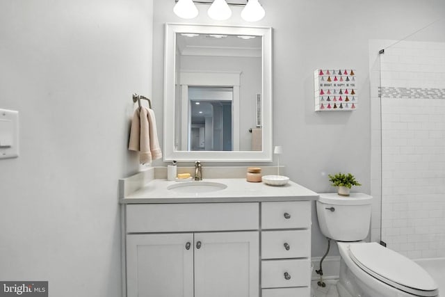11109 Vanderbilt Cv, Spotsylvania, VA 22551 - bathroom with vanity and tiled shower