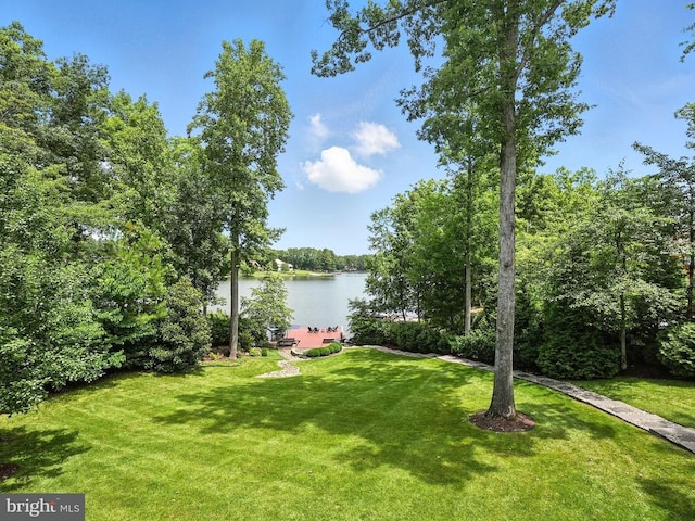 11109 Vanderbilt Cv, Spotsylvania, VA 22551 - view of grassy yard featuring a water view