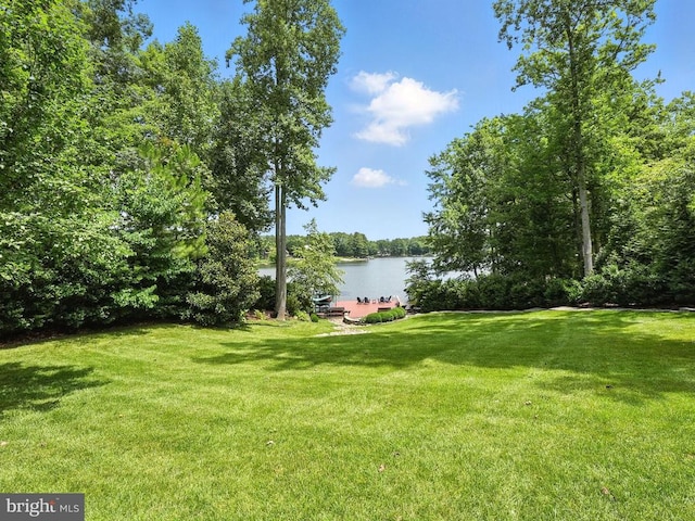 11109 Vanderbilt Cv, Spotsylvania, VA 22551 - view of grassy yard featuring a water view
