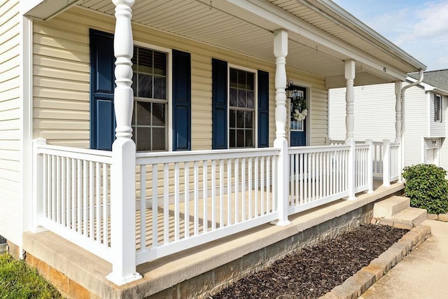 43 Upland Ct, Stuarts Draft, VA 24477 - view of wooden porch