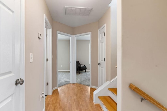 43 Upland Ct, Stuarts Draft, VA 24477 - corridor with light wood-style flooring and baseboards