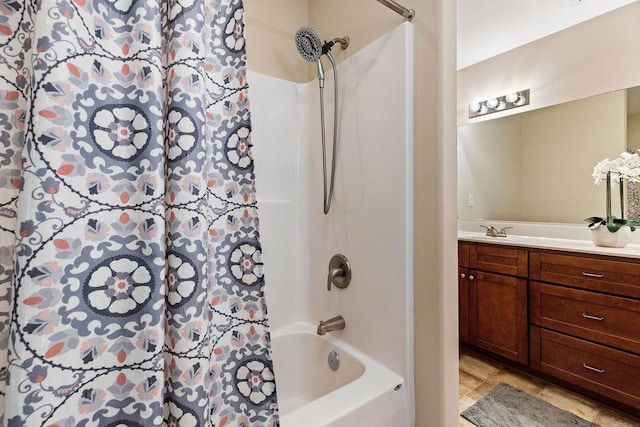 43 Upland Ct, Stuarts Draft, VA 24477 - bathroom featuring shower / tub combo and vanity