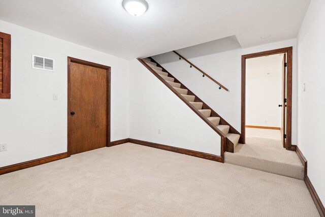 15395 Rillhurst Dr, Culpeper, VA 22701 - finished basement with carpet, stairs, and baseboards