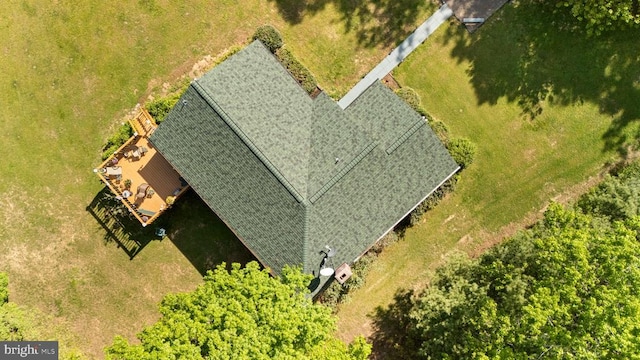 view from above of property