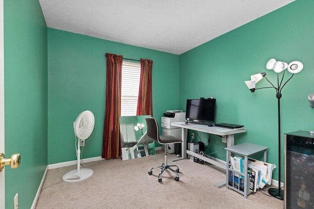 1294 Victorian Village Dr, Harrisonburg, VA 22802 - carpeted home office featuring baseboards
