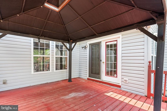 4117 Dartmoor Ct, Fredericksburg, VA 22408 - wooden deck with a gazebo