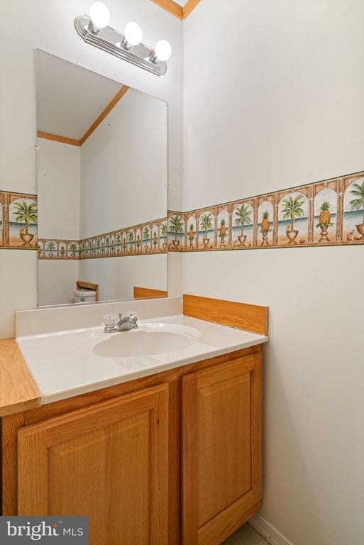 4117 Dartmoor Ct, Fredericksburg, VA 22408 - bathroom featuring vanity