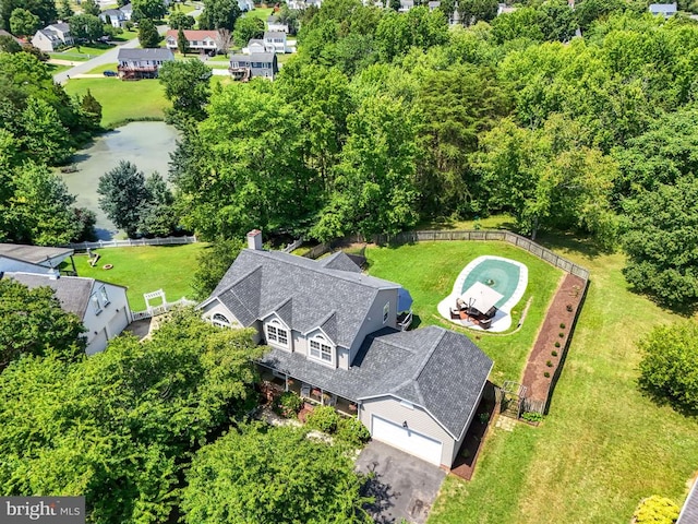 6205 Patrician Ct, Fredericksburg, VA 22407 - bird's eye view of a nearby body of water