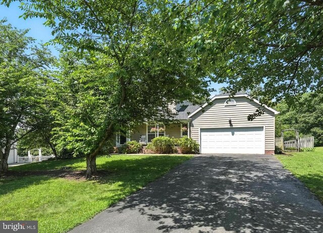 6205 Patrician Ct, Fredericksburg, VA 22407 - view of front of house with asphalt driveway and an attached garage