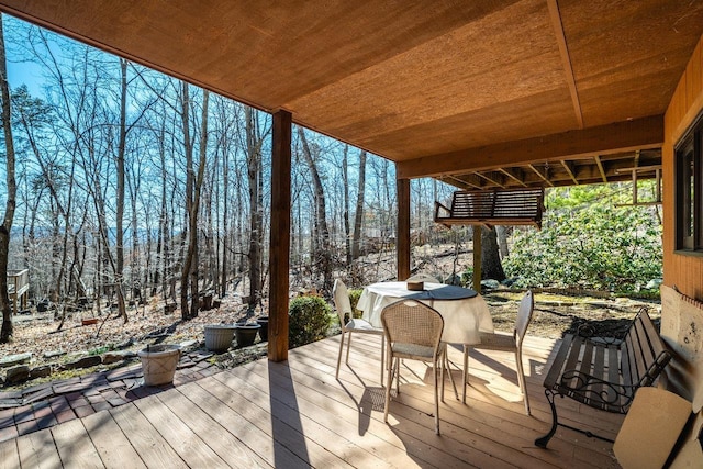 view of deck