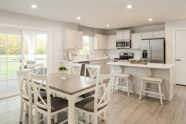 108 Courtyard Ter, New Market, VA 22844 - dining area featuring recessed lighting and light wood-type flooring