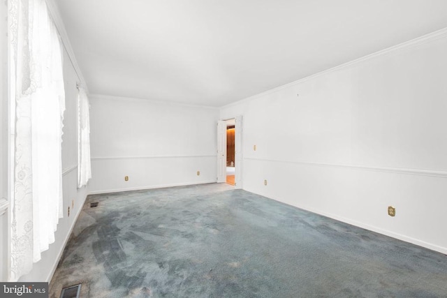 307 Butternut Dr, Fredericksburg, VA 22408 - spare room featuring carpet and ornamental molding
