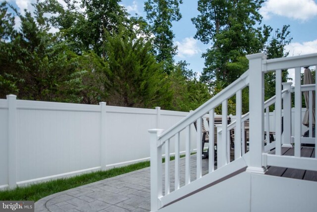 8859 Marlow Dr, Spotsylvania, VA 22551 - view of patio with stairs