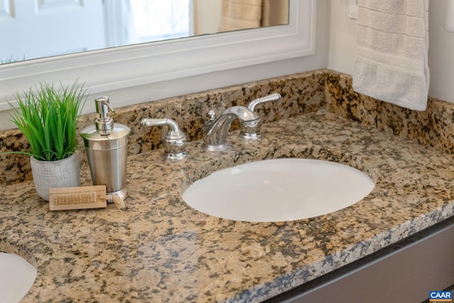 room details featuring vanity