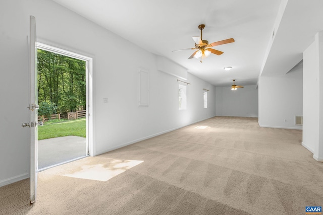 3615 Doctors Xing, Charlottesville, VA 22911 - carpeted empty room featuring a ceiling fan and baseboards