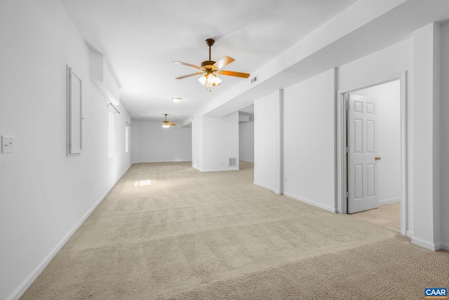 3615 Doctors Xing, Charlottesville, VA 22911 - spare room with ceiling fan and light colored carpet