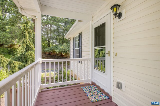 3615 Doctors Xing, Charlottesville, VA 22911 - view of wooden deck
