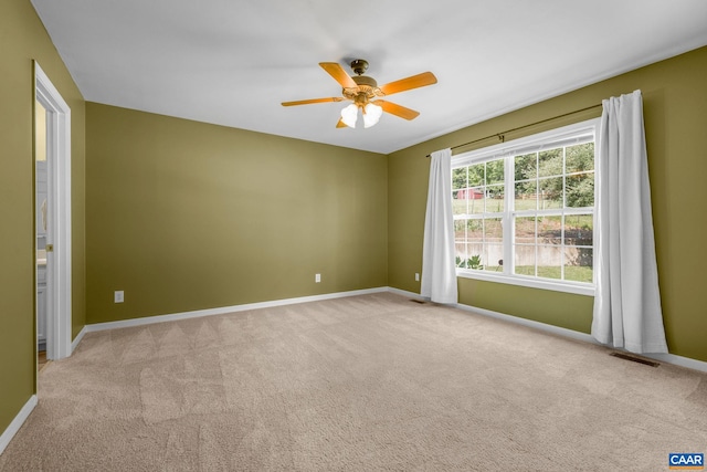3615 Doctors Xing, Charlottesville, VA 22911 - unfurnished room with light colored carpet and a ceiling fan