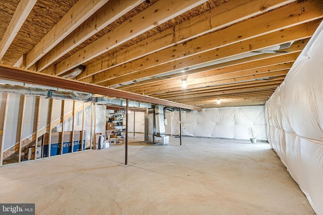 2612 High Pt, Culpeper, VA 22701 - view of unfinished below grade area