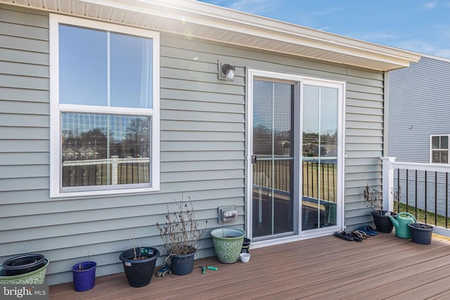 2612 High Pt, Culpeper, VA 22701 - view of wooden deck
