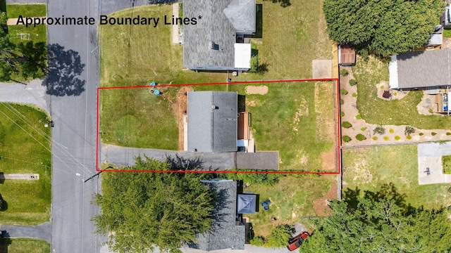 123 Fraser Ln, Staunton, VA 24401 - aerial view of property and surrounding area with property parcel outlined