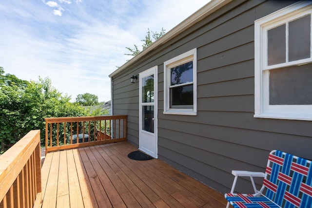 123 Fraser Ln, Staunton, VA 24401 - view of wooden deck