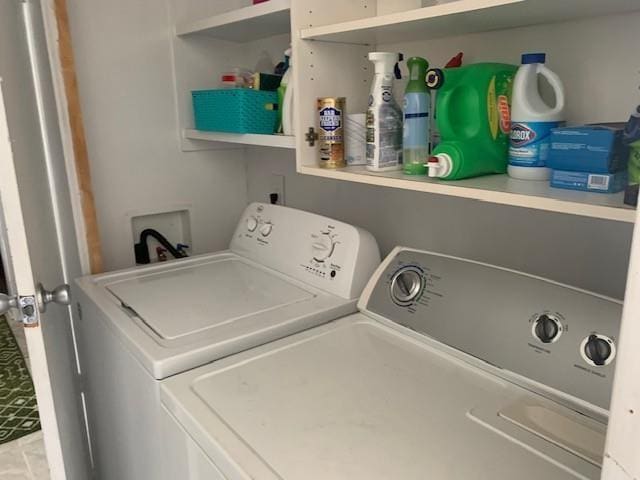 303 Myers-Moon Rd, Monterey, VA 24465 - laundry area with washer and dryer