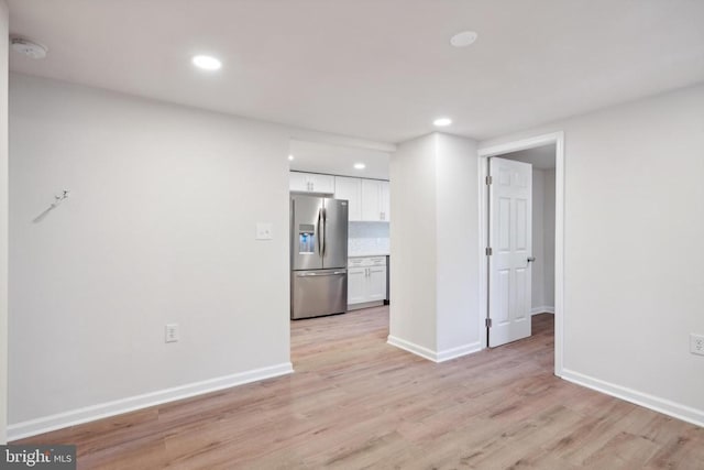 10443 Settle School Rd, Rixeyville, VA 22737 - spare room featuring light wood-style flooring, recessed lighting, baseboards, and a smoke detector