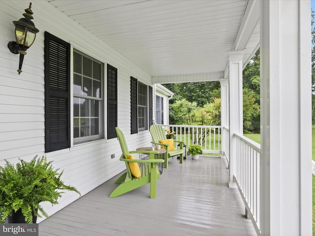  - view of wooden porch