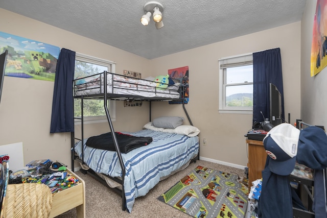 860 Fairfax Ave, Waynesboro, VA 22980 - bedroom featuring carpet flooring, baseboards, and a textured ceiling