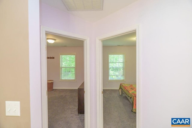 895 Jefferson Dr, Palmyra, VA 22963 - hall with carpet and baseboards