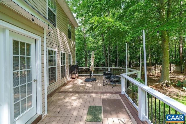 895 Jefferson Dr, Palmyra, VA 22963 - view of deck