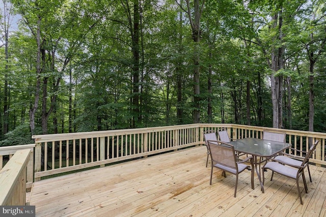 6217 Oak Grove Dr, Fredericksburg, VA 22407 - deck with outdoor dining space